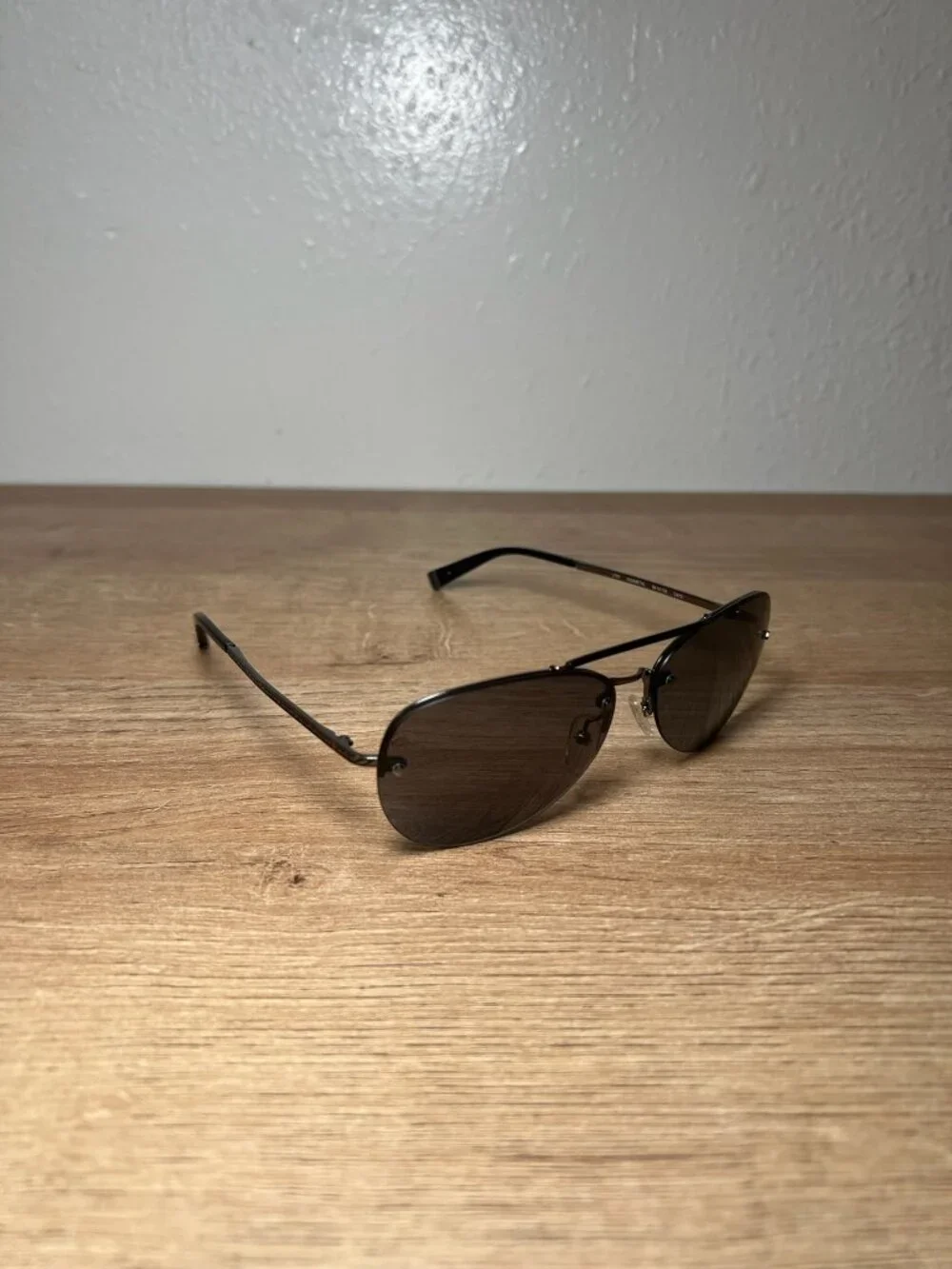 Vintage Gunmetal John Varvatos Aviators